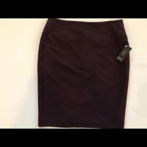Alfani Cranberry  Pencil Skirt